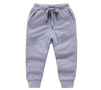 CuteOn Pantalon Bébé Unisexe Garçons Filles Coton Gris 2 Ans
