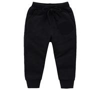 CuteOn Pantalon Bébé Unisexe Garçons Filles Coton Noir 7 Ans