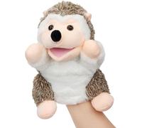 Cuteoy Marionnette en peluche hérisson avec bouche mobile - Jeu de rôle créatif - Raconter des histoires - Cadeaux pour enfants en bas âge - Anniversaire de Noël