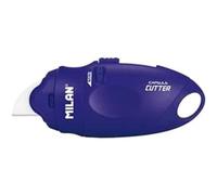 CÚTER HOJA CERÁMICA 10,8 CM AZUL MILÁN