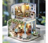 CUTEROOM Kits de maison miniature pour adultes, mini maison de poupée en bois, kits de bricolage pour chambre créative petite maison pour décoration - Maison de musique de jardin