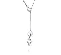 Cutesmile Collier avec pendentif en forme de cœur en argent sterling 925