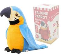 Cutest Jouet Perroquet Imite Le Son Animaux de en Peluche Répétez ce que vous dites Ailes électronique Oiseau Jouet Interactif Intelligents Cadeau Noël Anniversaire pour Enfants Bébé