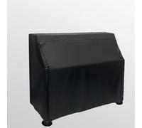 Cutfouwe Housse De Piano en Cuir Droit,Couverture ComplèTe De Piano,Couverture Anti-PoussièRe De Piano,Couverture Protectrice De Piano Noir,153x33x120cm