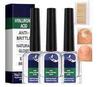 Cuticle Strengthening With Hyaluronic Acid,For Damaged Nails Strengthening Care,Nail Defense Strengthening Cuticles,For Manicures & Home Nails Care (K-3pcs, 5 * 10CM)