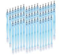 Cuticule Trimmer Double Head Dead Skin Pusher Pusher Netter Nettoyer pour salon et maison Utilisation en caoutchouc en acier inoxydable Plastic 50pcs 11cm