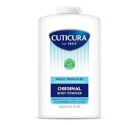 CUTICURA Poudre corporelle légèrement médicamenteuse 250 g, nombreuses utilisations : hygiène personnelle, contrôle de la sueur, prévention des frottements et des frottements, soulagement des