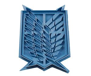 cuticuter ailes de la liberté Shingeki No Kyojin Moule de biscuit, bleu, 8 x 7 x 1.5 cm