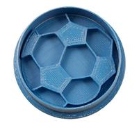 Cuticuter Ballon de football pour biscuits, bleu, 8 x 7 x 1,5 cm