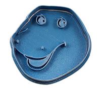 Cuticuter Barney Moule de Biscuit, Bleu, 8 x 7 x 1.5 cm
