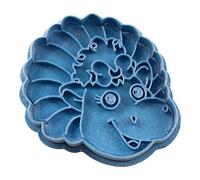 Cuticuter Bebop Barney Moule de Biscuit, Bleu, 8 x 7 x 1.5 cm