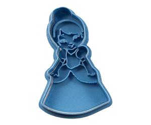 Cuticuter Cendrillon Chibi Princesse Moule de Biscuit, Bleu, 8 x 7 x 1.5 cm
