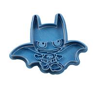 Cuticuter Chibi Batman Superheroes Moule de Biscuit, Bleu, 8 x 7 x 1.5 cm