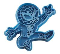 Cuticuter Chibi Spiderman Superheroes Moule de Biscuit, Bleu, 8 x 7 x 1.5 cm