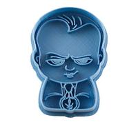 Cuticuter El Bebe Chef Coupe-Biscuits en Plastique, Bleu, 8 x 7 x 1,5 cm