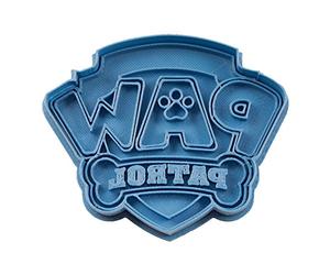 Cuticuter Emporte-pièce de l’écusson de Paw Patrol pour Biscuits Bleu 8 x 7 x 1,5 cm