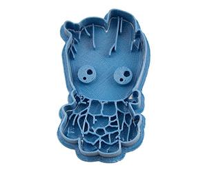 Cuticuter Groot Chibi Les Gardiens de la Galaxie Emporte-pièce, Bleu, 8 x 7 x 1,5 cm