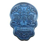 Cuticuter Halloween crâne Mexican Moule pour Cookies, Bleu, 20 x 9 x 1.5 cm