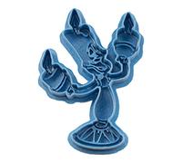 Cuticuter Lumiere Belle et Bête Moule de Biscuit, Bleu, 8 x 7 x 1.5 cm