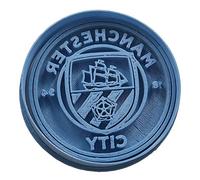 Cuticuter Manchester City Équipe de football Coupe biscuits Bleu 8 x 7 x 1,5 cm