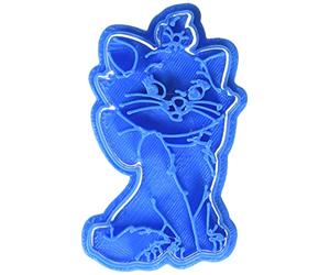 Cuticuter Marie Aristochats Emporte-pièce en Plastique Bleu 8 x 7 x 1,5 cm