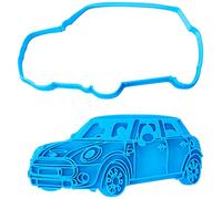 Cuticuter Mini Cooper Moule de Biscuit, Bleu, 8 x 7 x 1.5 cm