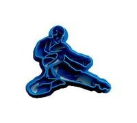 Cuticuter Sport karaté 2 Moule De Biscuit, Bleu, 8 x 7 x 1.5 cm