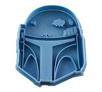 Cuticuter Star Wars Boba Fett Coupe-Biscuits en Plastique, Bleu, 8 x 7 x 1,5 cm