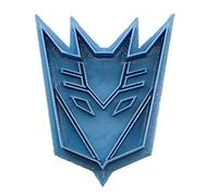 cuticuter Transformers Decepticon Moule de biscuit, bleu, 8 x 7 x 1.5 cm