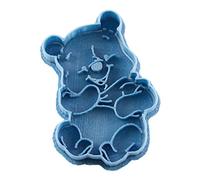 Cuticuter Winnie l'ourson Emporte-pièce en Plastique, Bleu, 8 x 7 x 1,5 cm