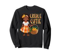 Cutie de la fête créole Madras Jounen Kweyol Saint.Lucia Girls Sweatshirt
