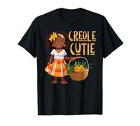 Cutie de la fête créole Madras Jounen Kweyol Saint.Lucia Girls T-Shirt