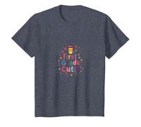 Cutie de première année : célébration ludique pour débutant à l'école T-Shirt, Enfant, Bleu Chiné, 12 Ans