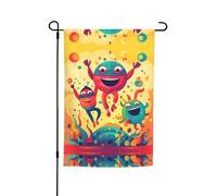 Cutie Pie Drapeaux décoratifs de jardin imprimés - Convient pour balcon, terrasse, pelouse, jardin, fête des mères, Noël, Halloween, décorations de vacances