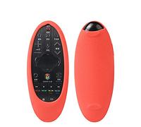 CUTIECLUB Coque de protection en silicone souple et antidérapante pour télécommande Samsung BN59-01185FB BN94-07557A Rouge