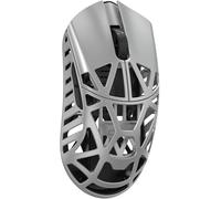 CutiePcs WLMOUSE Beast X Mini Pro 34 g Magnésium Gaming Mouse avec sondage 8K, capteur PAW3950 HS, 750 IPS, côté ventilé et fermé, interrupteur OM et TTC (argent, OM Switch côté)