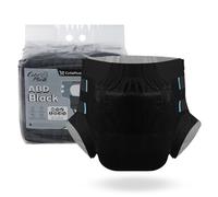 CutiePlusU Adulte Couches 10 pièces Culotte d'incontinence jetable - Noir（Large 37"-47"）