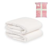 CutiePlusU Adulte Couches 2 pièces Culotte d'incontinence jetable Blanc(Medium 28"-38")
