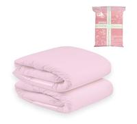 CutiePlusU Adulte Couches 2 pièces Culotte d'incontinence jetable Rose(Large 37"-47")