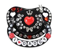 CutiePlusU Sucette taille adulte pour adulte - Big Shield DIY Handmade-I Love Daddy