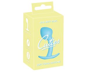 Cuties Mini Plug Anal - silicone bleu (2,6 cm)