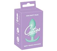 Cuties Mini Plug - plug anal en silicone - menthe (2,3cm)