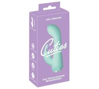 Cuties Mini 4 - vibromasseur lapin rechargeable étanche silicone vert