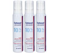 Cutimed Mousse Hydratation Intense 10% Urée Mousse(S) 3x125 ml