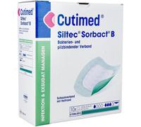 Cutimed Siltec Sorbact B Pansements 12,5x12,5cm 10 Pièces