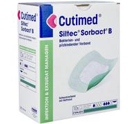 Cutimed Siltec Sorbact B Pansements 7,5x7,5cm 10 Pièces