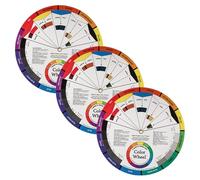 Cutiolly Cercle Chromatique,Roue Chromatique,Roue Chromatique Aquarelle,Cercle Chromatique Aquarelle,Roue de Couleur,Roue Chromatique Peinture,Cercle Chromatique des Couleurs,Disque Chromatique (3)