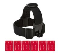 Cutiolly Fixation Bandeau pour GoPro - Support de Tête Compatible avec Caméra d'Action - Head Strap pour Casque