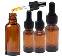 Cutiolly Flacon Compte Gouttes,Bouteille Compte Goutte,Flacon Compte Goutte Vide,pour Huile Essentielle,flacons d'apothicaire de 50 ml (10ml-1pcs+5ml-2pcs)