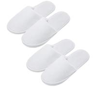 Cutiolly Pantoufles Jetables,2 Paires Chaussons Invités,Chausson Hotel Jetable,Chaussons Usage Unique,Chausson Invités Pour Hommes Femmes,SPA Pantoufles,Antidérapants Slippers Hotel